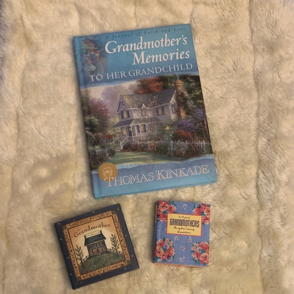 Thomas Kinkade Cottage Journal for grandma lot of 3